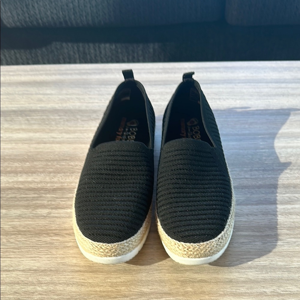 Skechers bobs Black Slip-On Espadrilles